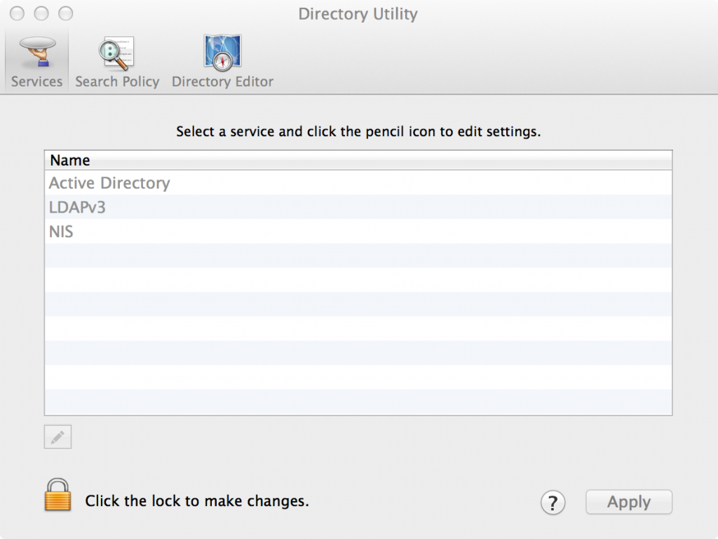 Directory Utility