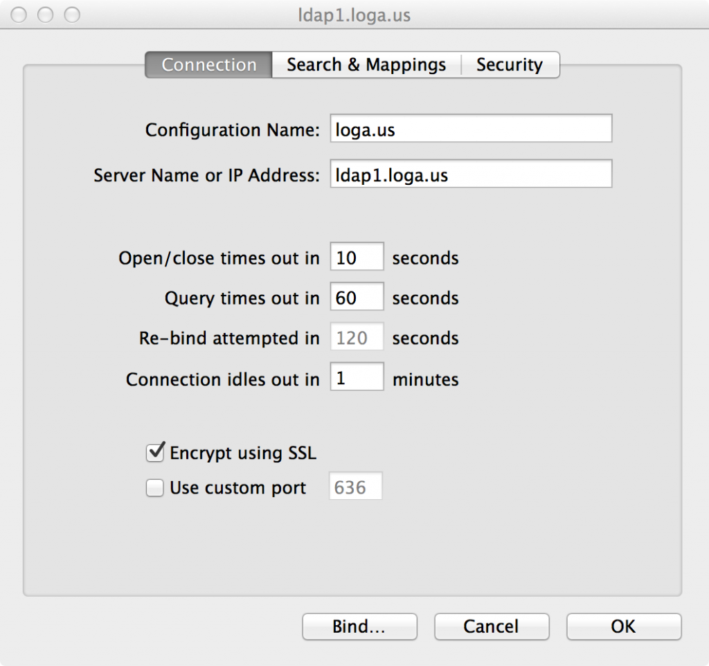 LDAP Connection